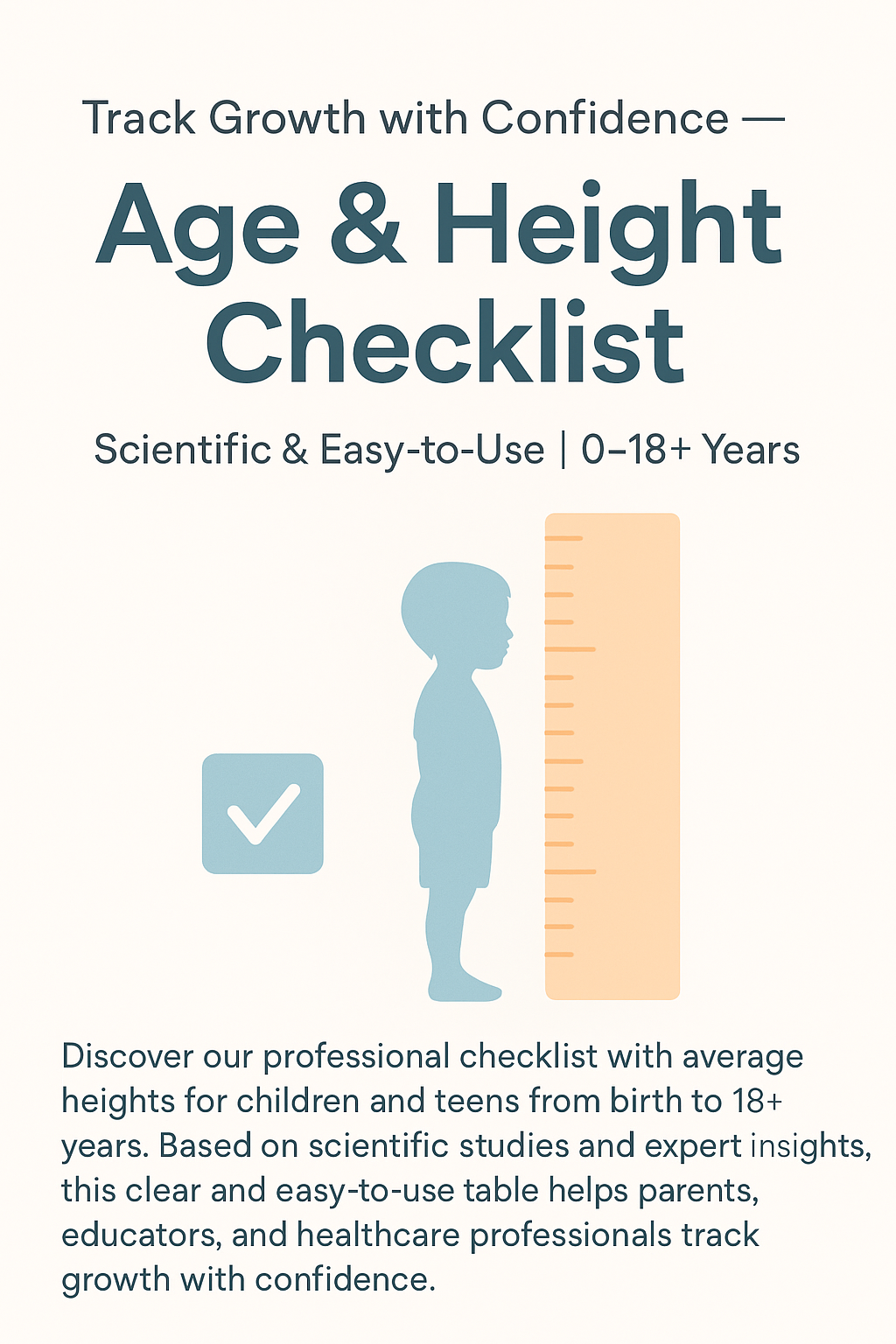 Checklist: Age and Average Height